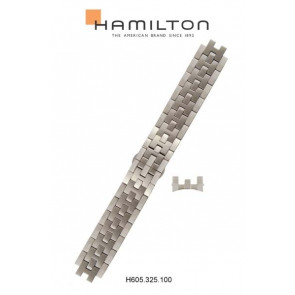 Uhrenarmband Hamilton H32515155 / H695325100 Stahl 20mm